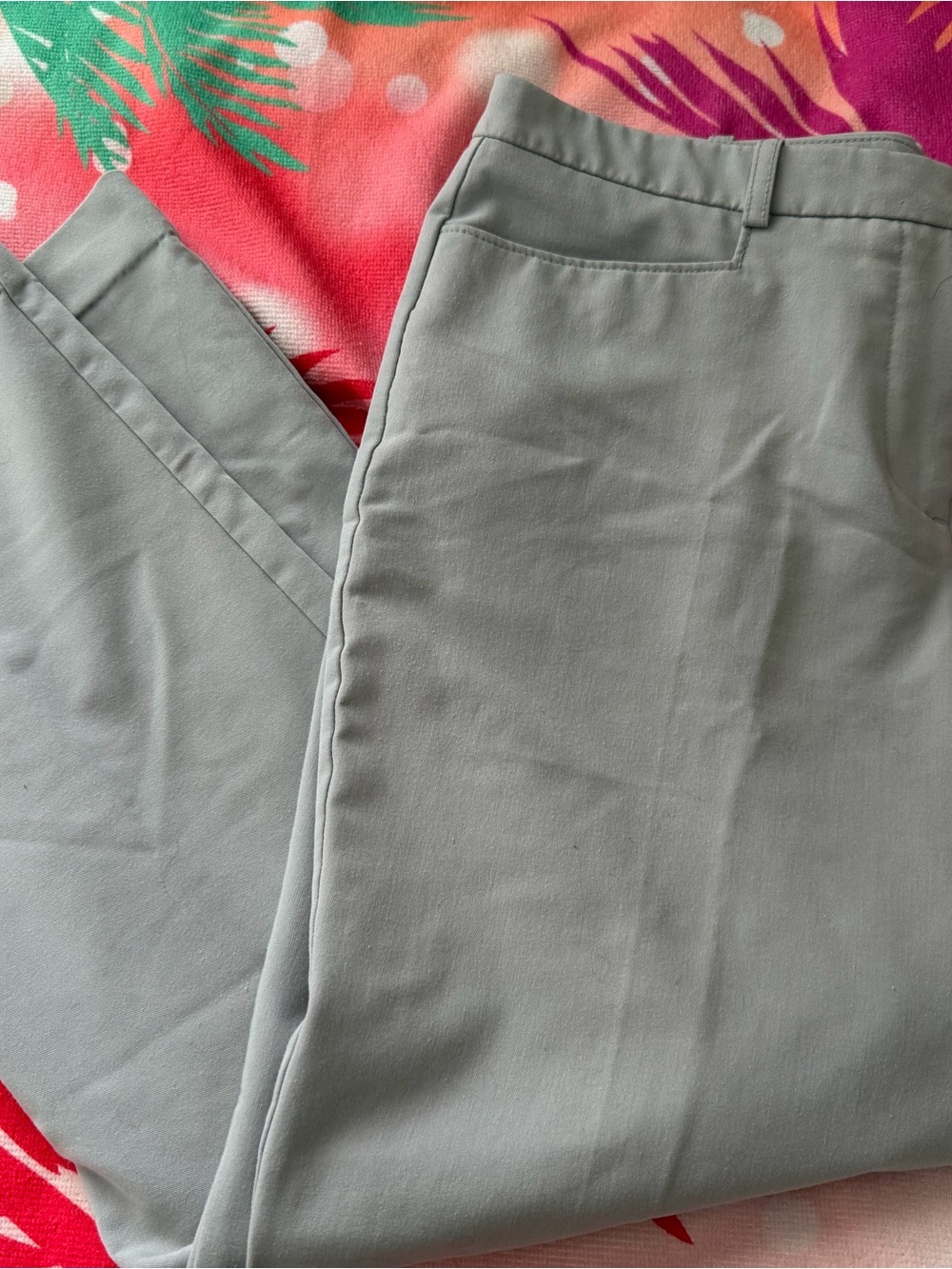 Petite Light Gray Dress Pants - Classic Tailored Fit